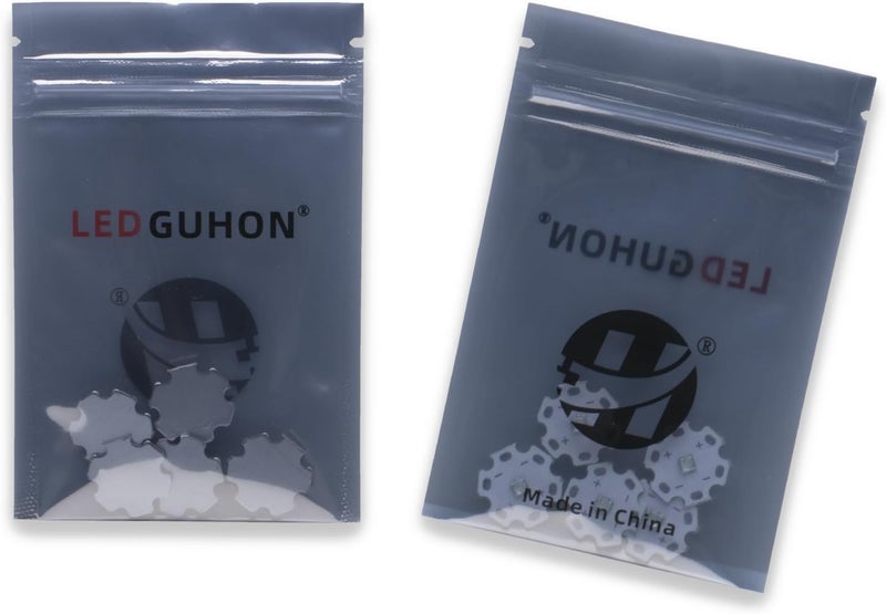 LEDGUHON 5Pcs 850nm IR High Power Tiny LED Chip 3535 SMD COB LED Infrared Emitting IR with Aluminum Plate 20mm Star PCB Base for Infrared Transmitter (1500mA,1.6-1.8V,60deg,845-850nm,45mil Chip) - Image 3